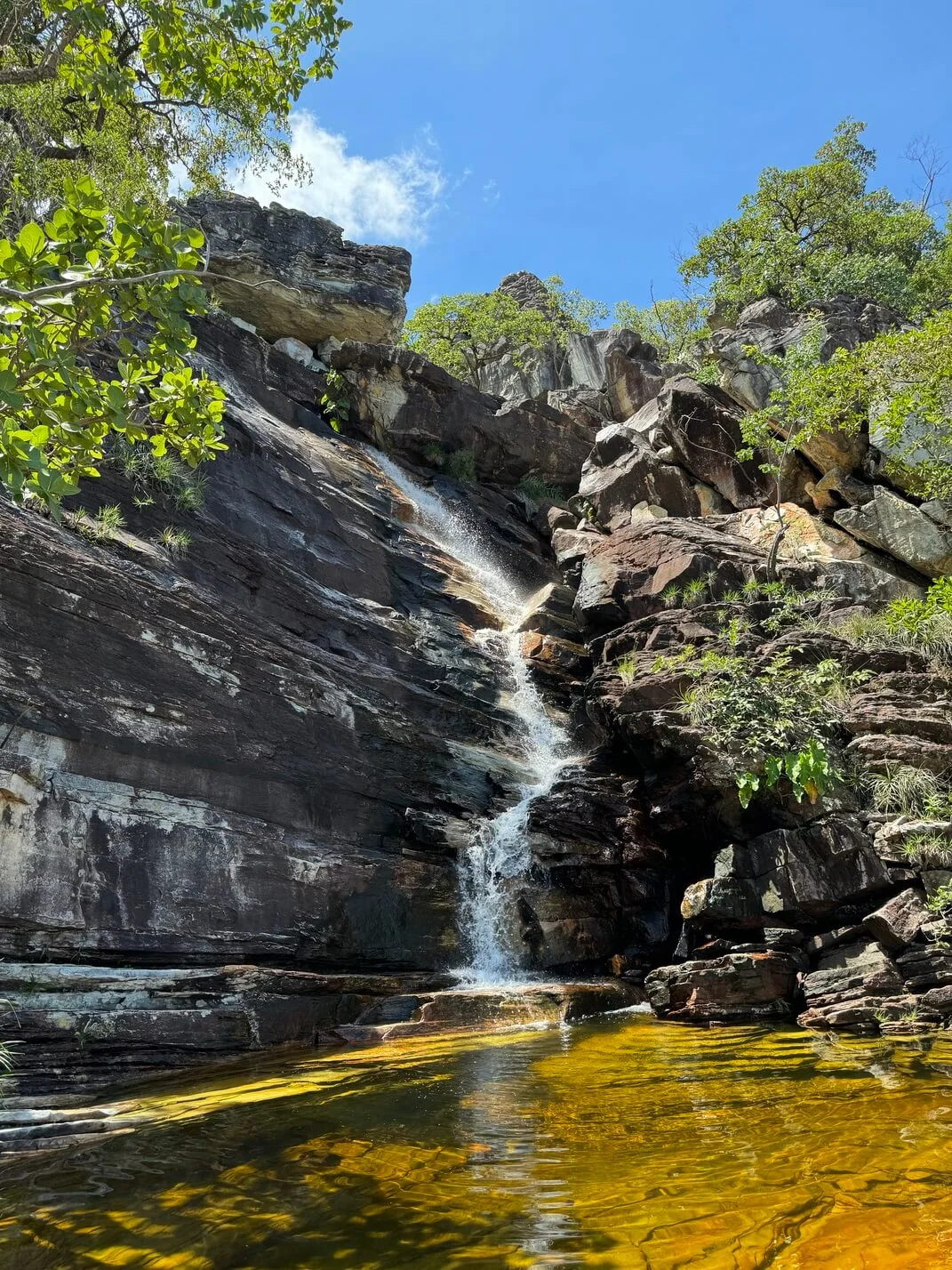 cachoeira dos saltos chapada dos veadeiros