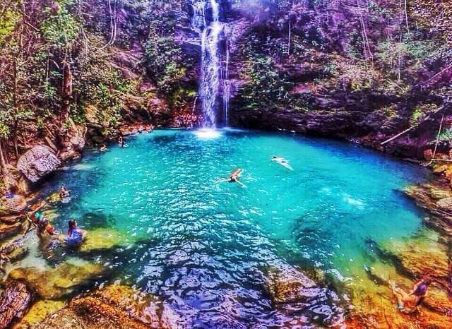 cachoeira santa bárbara chapada dos veadeiros