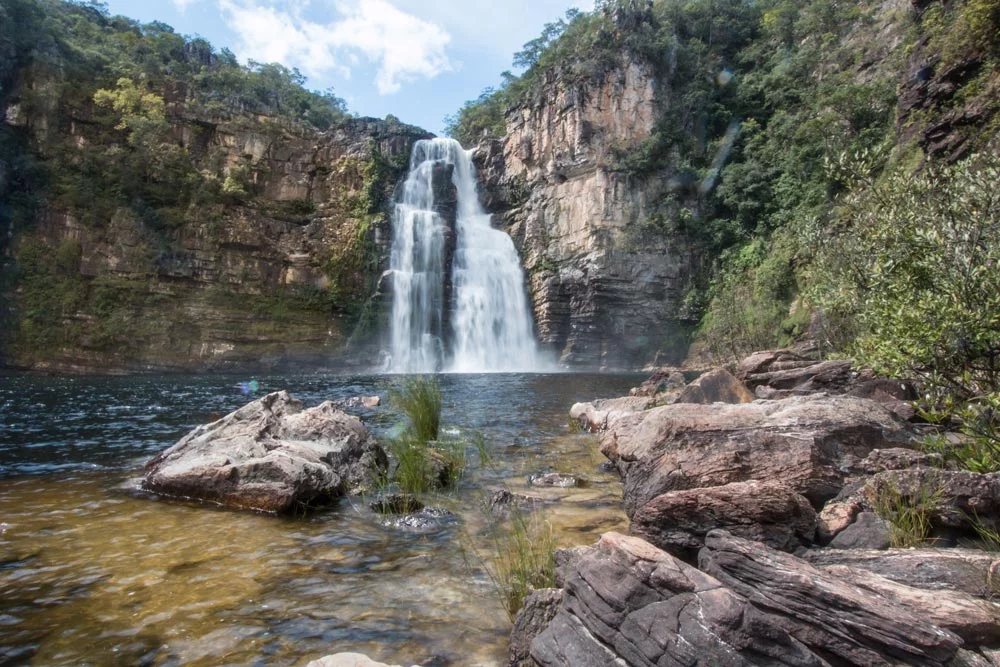 cachoeira dos saltos chapada dos veadeiros
